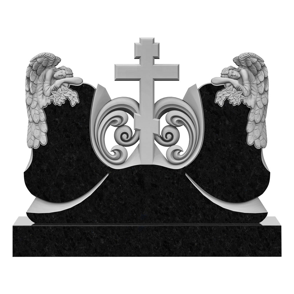 Резной семейный памятник № 28