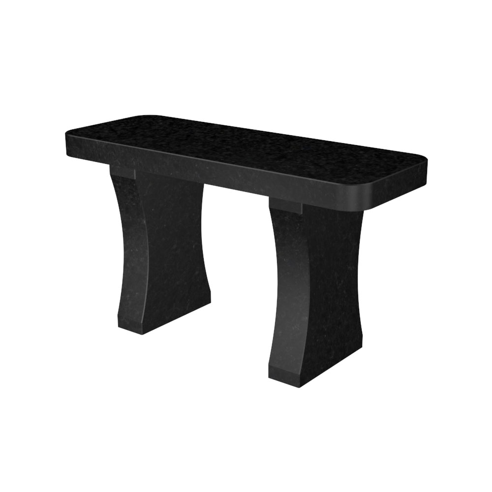 Лавочка гранитная на кладбище № 8